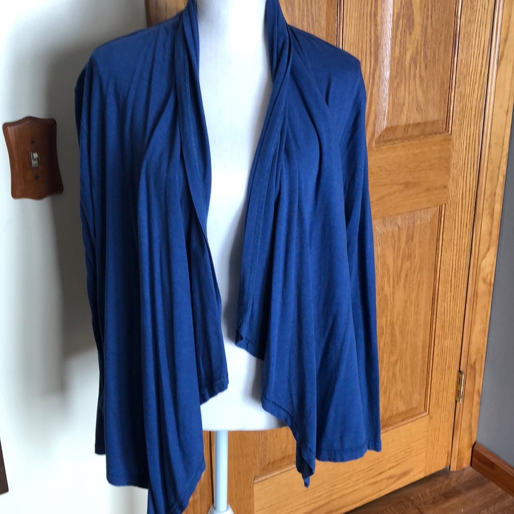 Chaps open waterfall cardigan